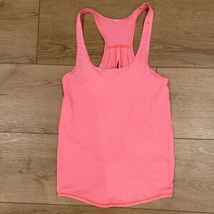 Lululemon Athletica Coral Racerback Tank Top